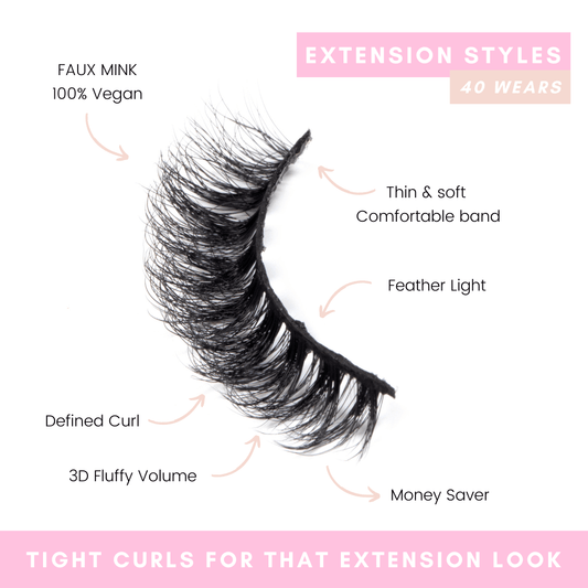 WL25 - Hybrid Russian Style - (Ships Monday 19 Dec) - Magnetic Eyelashes WitchyLashes