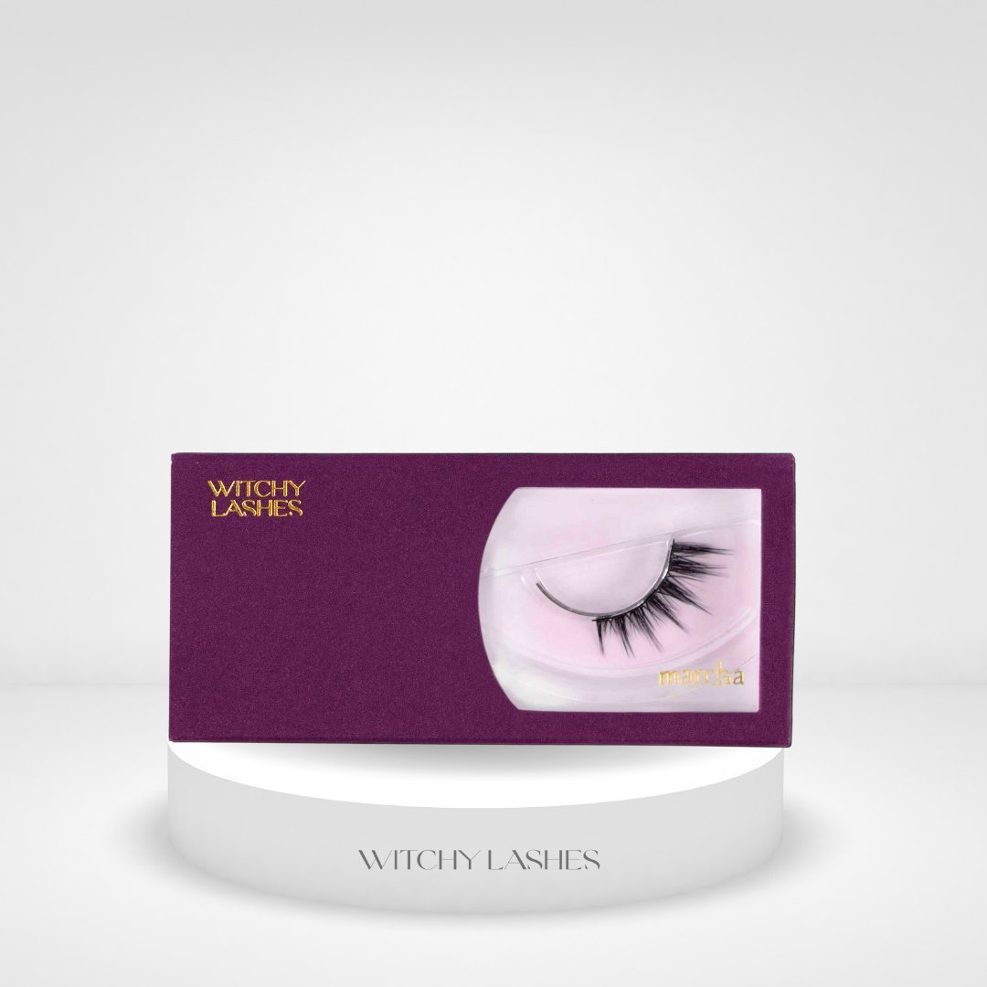Witchy Lashes magnetic half lash single pair in premium packaging