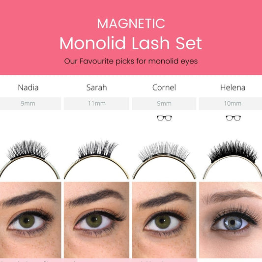 Monolid Lash Set - Magnetic - Magnetic Eyelashes WitchyLashes