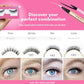 Find Your Match Kit eyelash styles Pixie, Bonita, Bec and Lizzie shown on a range of real eyes