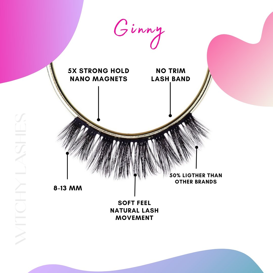 Ginny Magnetic Lash - Magnetic Eyelashes WitchyLashes