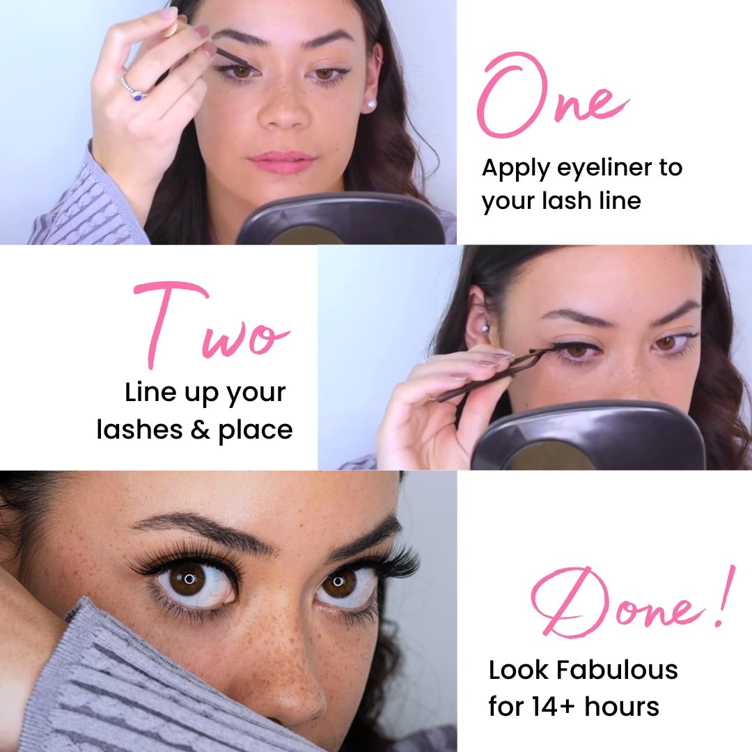 Natural Lashes Bulk buy - Magnetic Eyelashes WitchyLashes