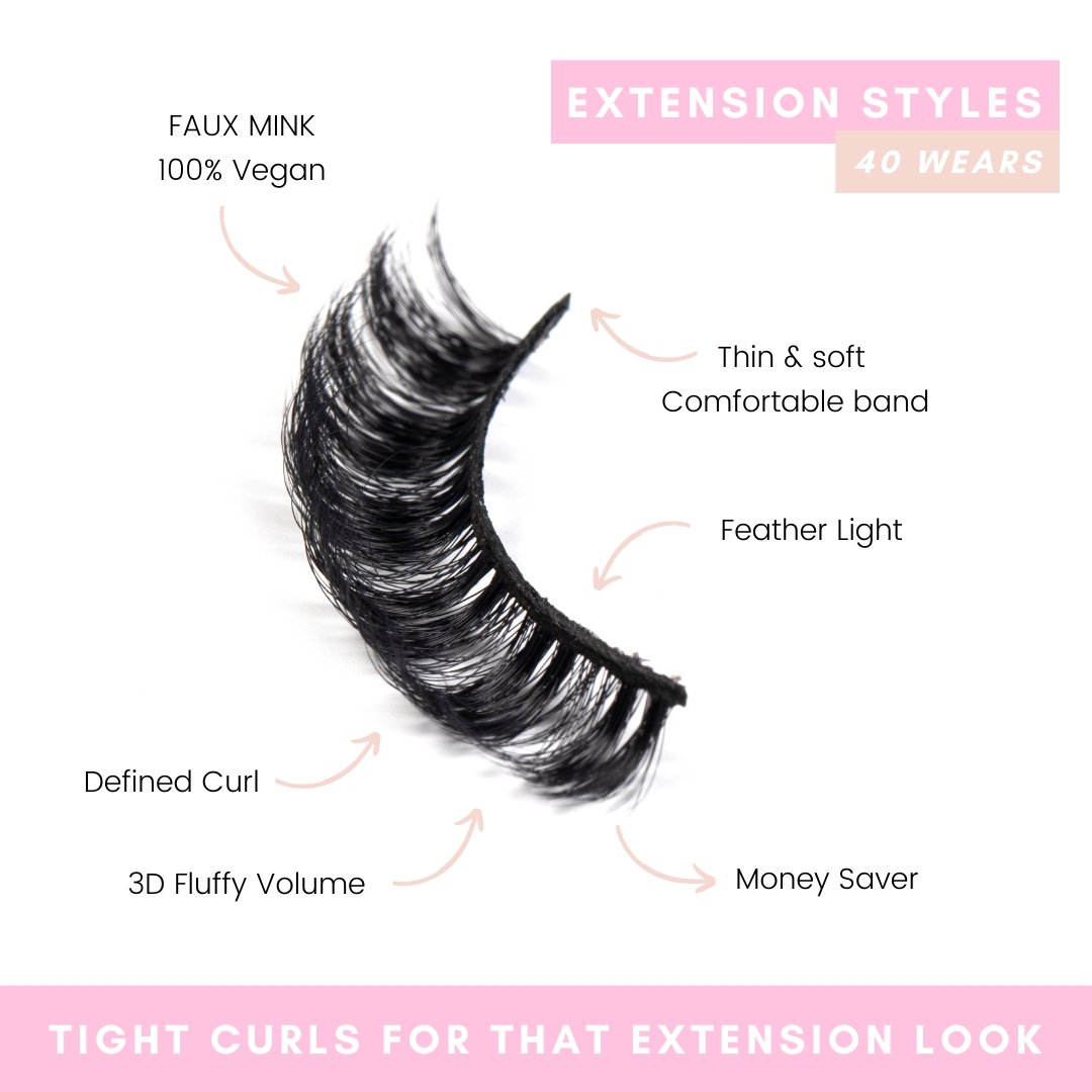 WL28 - Volume Russian Style - Magnetic Eyelashes WitchyLashes